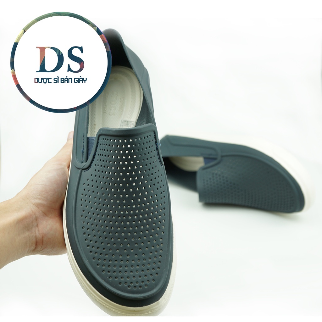 Giày lười Cross Slipon Nam Màu Navy Siêu Hot
