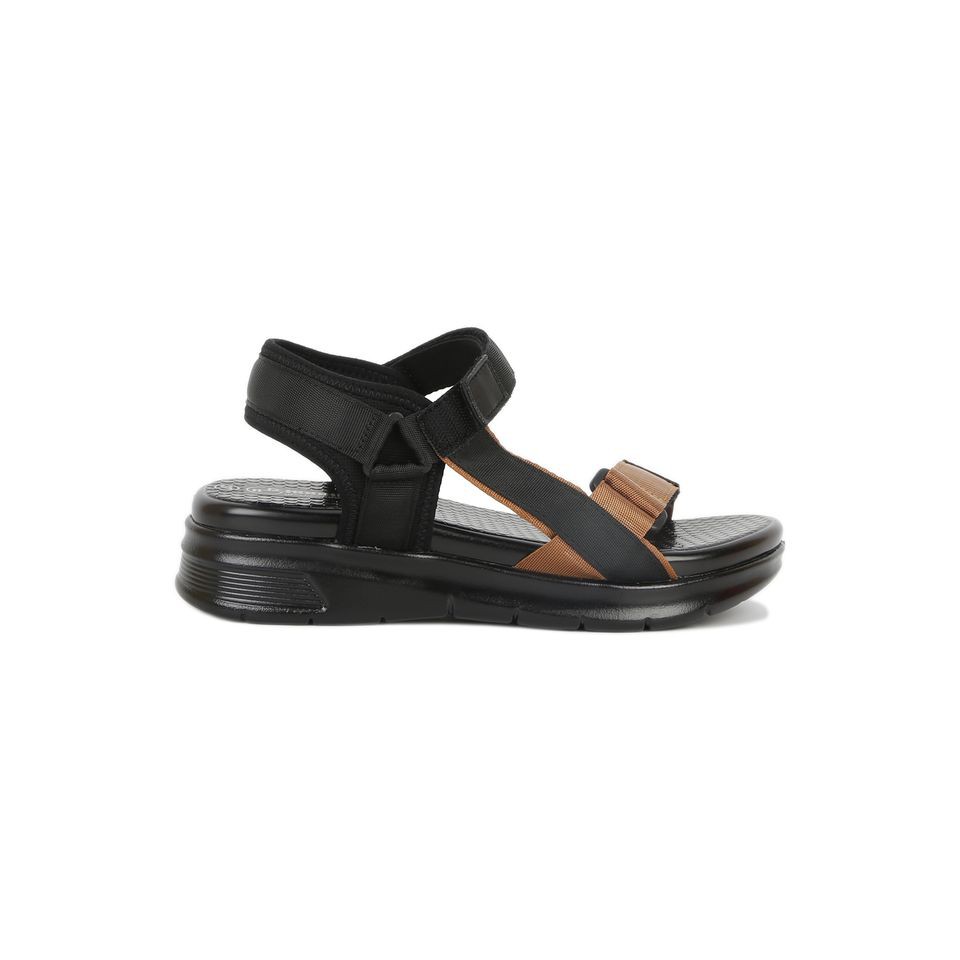 [Giảm Giá] Giày Sandal Cao Gót Hạnh Dung HD2960AY ( Màu Đen-Kem )