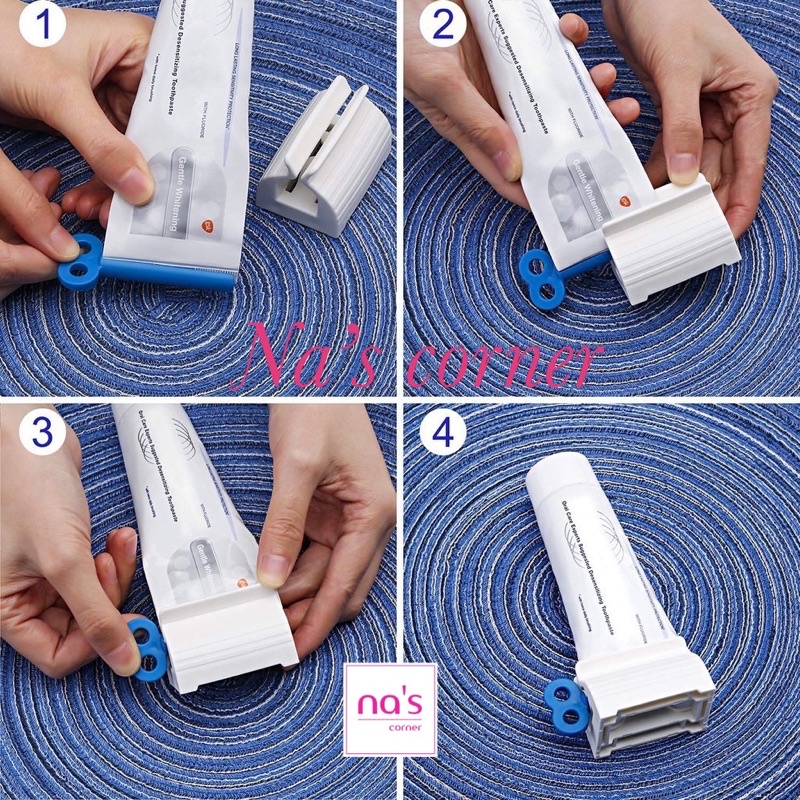 Dụng cụ nặn kem đánh răng sữa rửa mặt bằng tay tự động sáng tạo Cuộn Kẹp Ép Kem Đánh Răng