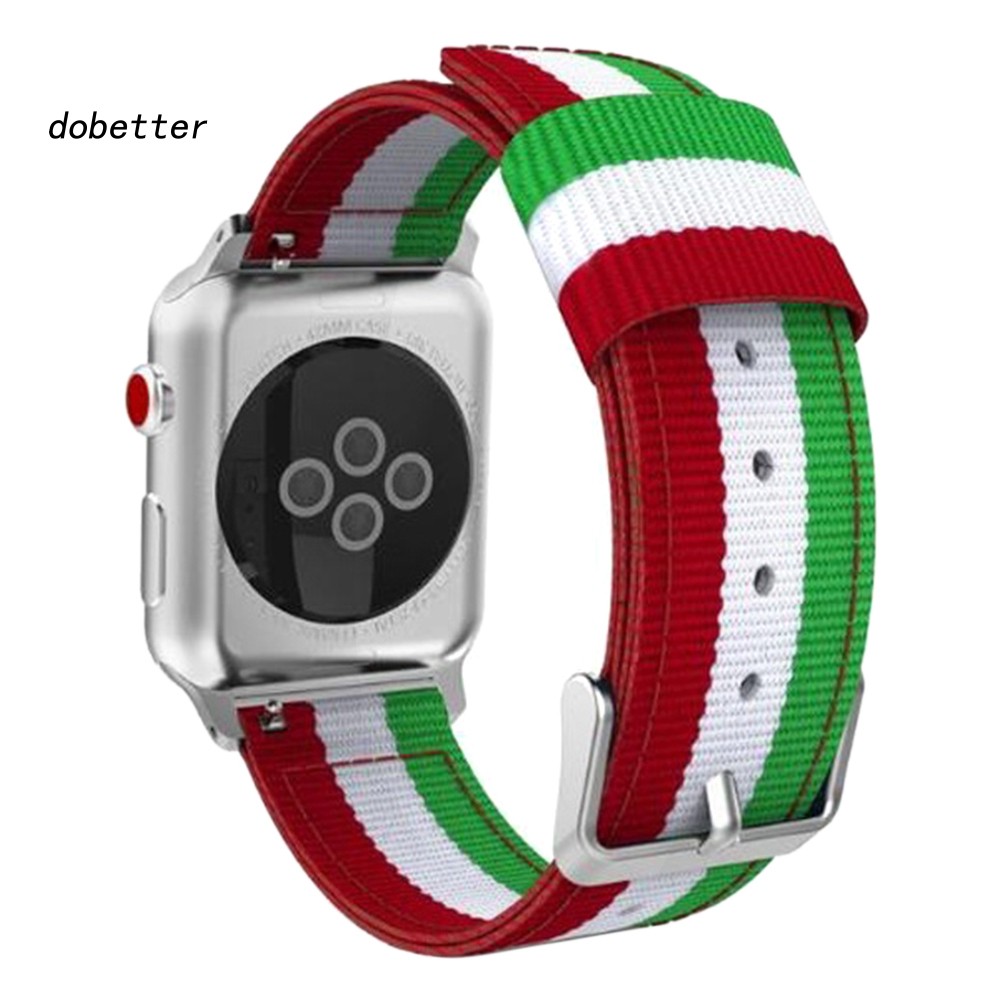 Dây đồng hồ đeo tay sợi nylon có thể điều chỉnh cho Apple Watch