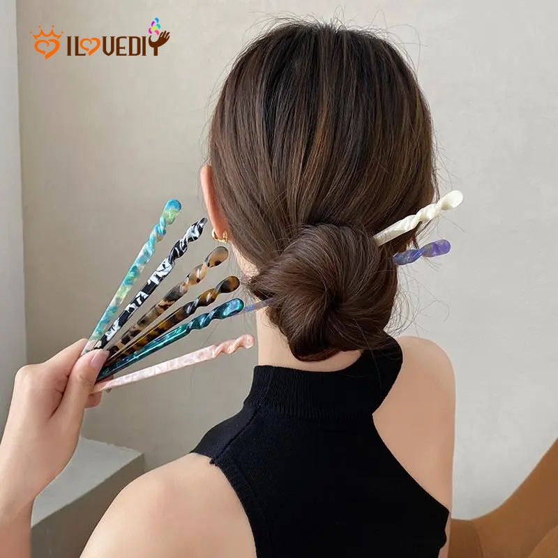 Trâm Cài Tóc Họa Tiết Da Báo / Da Báo Phong Cách Trung Hoa Cổ Điển Dành Cho Nữ