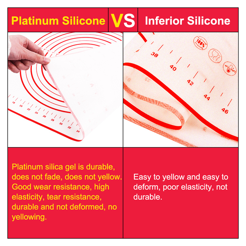 Thảm Silicone Nhào Bột Chống Dính 3 Kích Cỡ