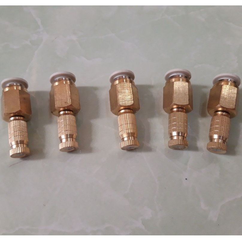 Combo 5 bộ đế cuối thẳng + béc phun sương số 1-8 TẶNG 5 CO, T