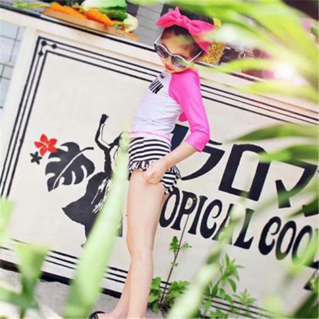 Set áo tắm bé gái