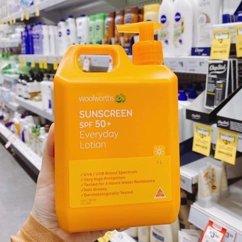 Kem Chống Nắng Woolworths Suncreen SPF 50+ Everyday Lotion - Úc