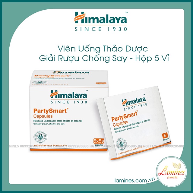 Giải Rượu, Chống Say Rượu, Bia - Himalaya Party Smart