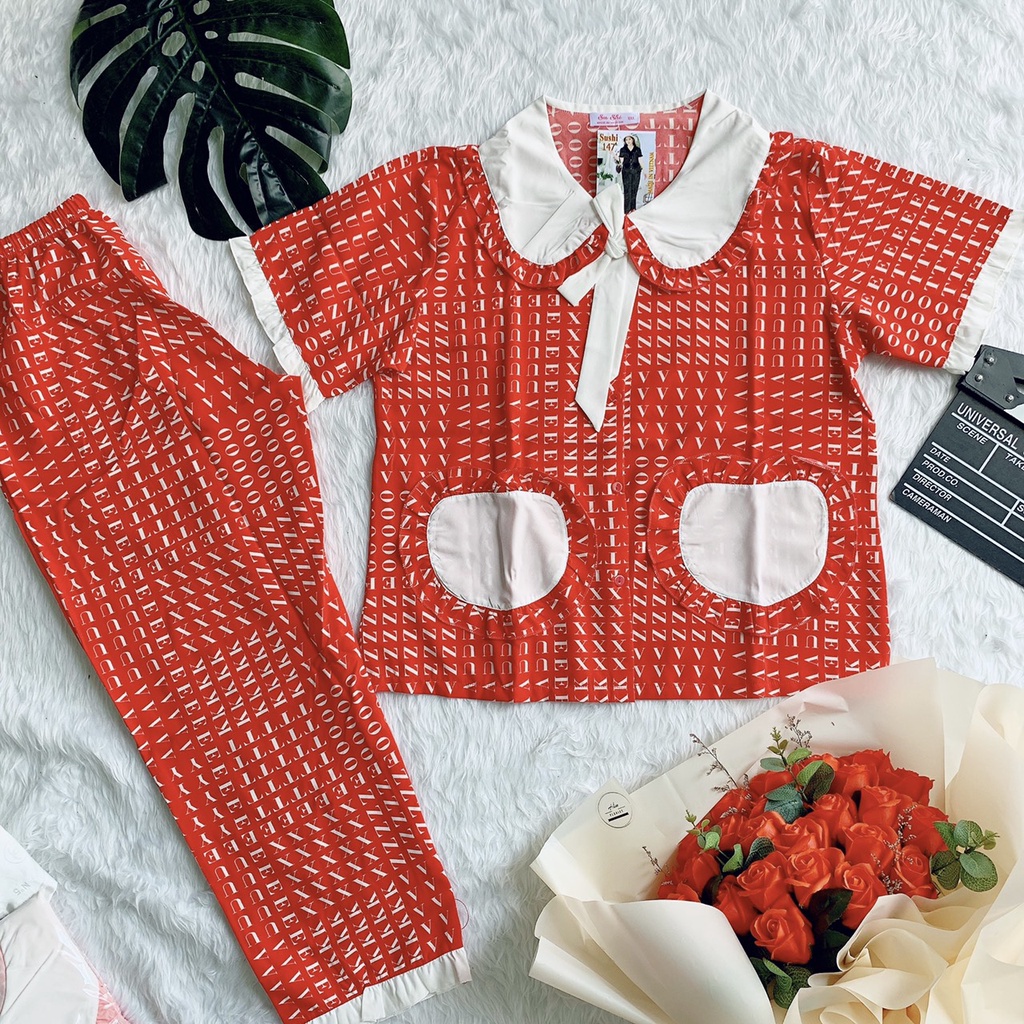 Đồ Ngủ Tiểu Thư Chất Lụa Hàn  Bộ Mặc Nhà Dễ Thương Mẫu Hot Nhất 2021 | BigBuy360 - bigbuy360.vn