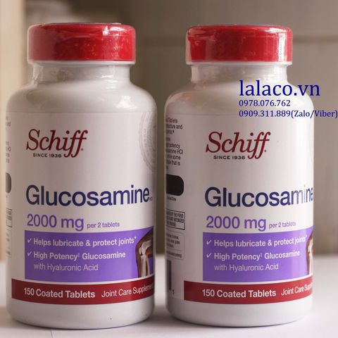 VIÊN UỐNG BỔ KHỚP SCHIFF GLUCOSAMINE HÀM LƯỢNG CAO 2000MG