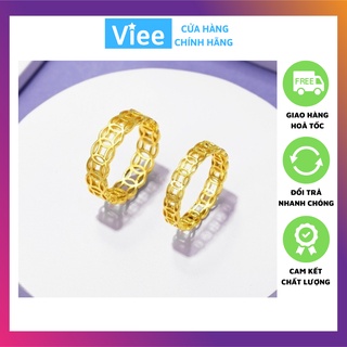 Nhẫn kim tiền nam nữ cao cấp trang sức sỉ