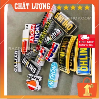 Tem logo nhỏ dán tất cả vị trí xe máy