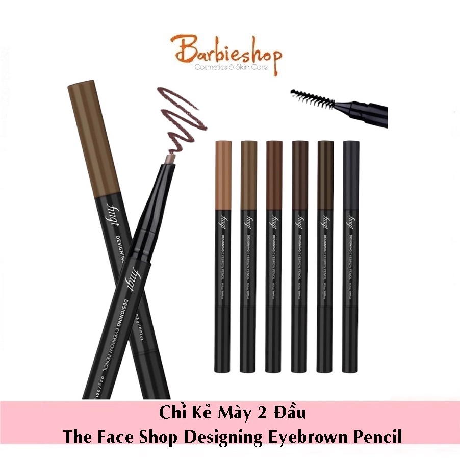 Chì Kẻ Mày 2 Đầu FMGT Designing Eyebrown Pencil mẫu mới - Full màu