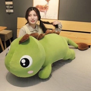 Gấu bông khủng Long mắt lồi đáng yêu size 1m4 Gấu bông to khổng lồ, gối ôm chất liệu minixo 4 chiều siêu mềm