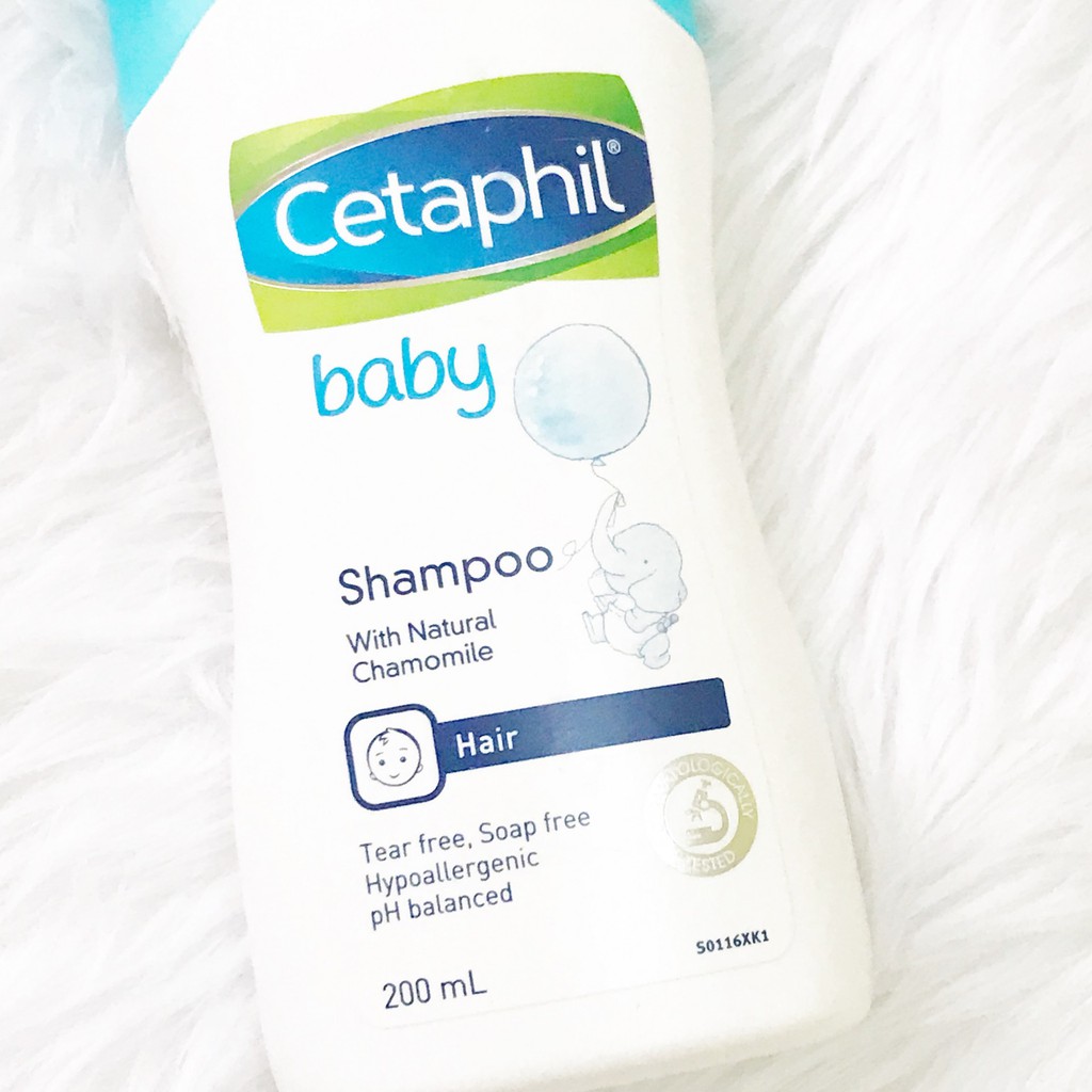 Cetaphil Dầu Gội Làm Sạch, Bảo Vệ Da Dầu Nhạy Cảm Cho Bé Baby Shampoo 200ml