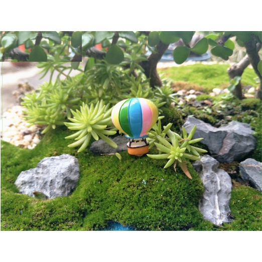 ❤❤Khinh Khí Cầu Nhiều Màu❤❤ Phụ Kiện Trang Trí Tiểu Cảnh Sen Đá, Terrarium, Decord Mô Hình, Nhà Búp Bê