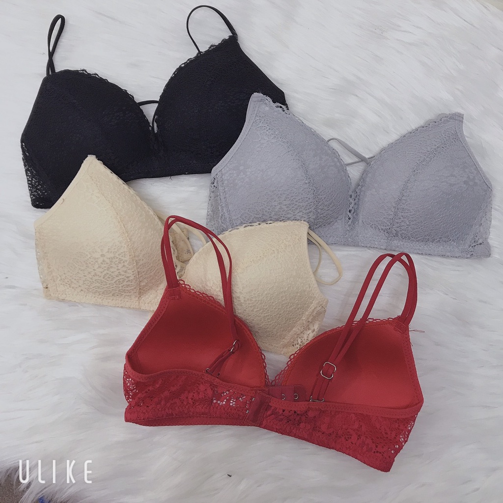 Áo Lót Đúc Ren Không Gọng Đệm Mỏng, Dây Kép Siêu Đẹp AL16-THESHE* | BigBuy360 - bigbuy360.vn