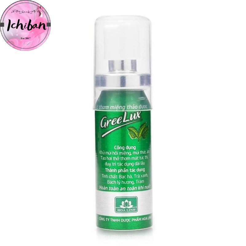Xịt thơm miệng ngăn ngừa vi khuẩn GreeLux 12ml