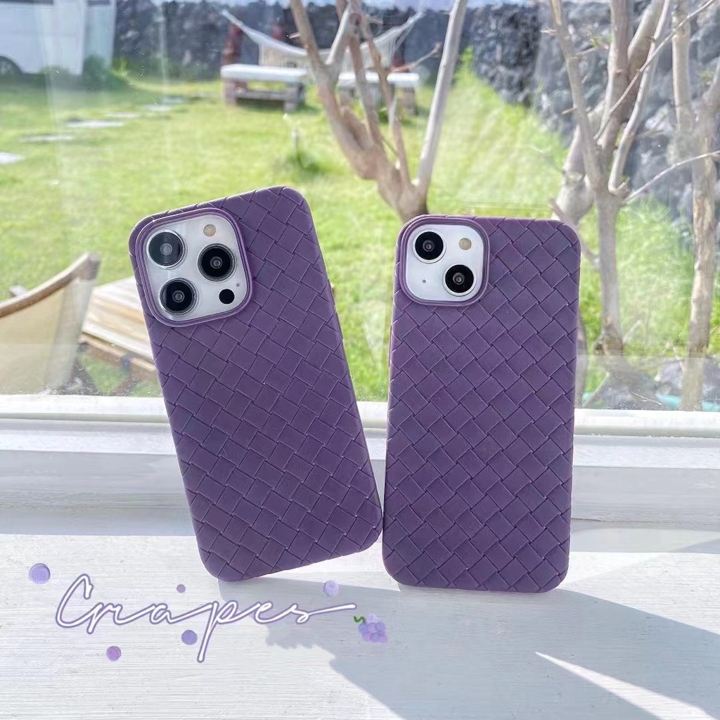 Ốp Điện Thoại Bằng Silicon Mềm Thiết Kế Kiểu Lưới Thoáng Khí Cho iPhone 14 Pro Max 14 Plus 13 12 11 Pro Max