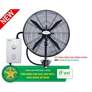 Quạt công nghiệp treo tường iFan NB-75 Plus