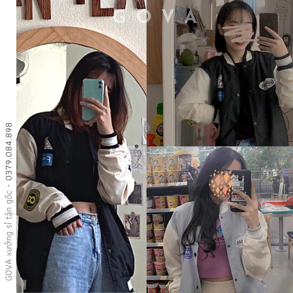 Áo Khoác Dù K.TOOALLAON 2 Lớp Form Rộng Nam Nữ Unisex, Áo Gió Bomber Bóng Chày Chống Nắng Ulzzang GOVA
