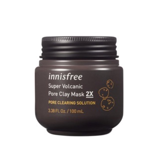 Mặt Nạ Đất Sét Innisfree Super Volcanic Pore Clay Mask 2X (100ml)