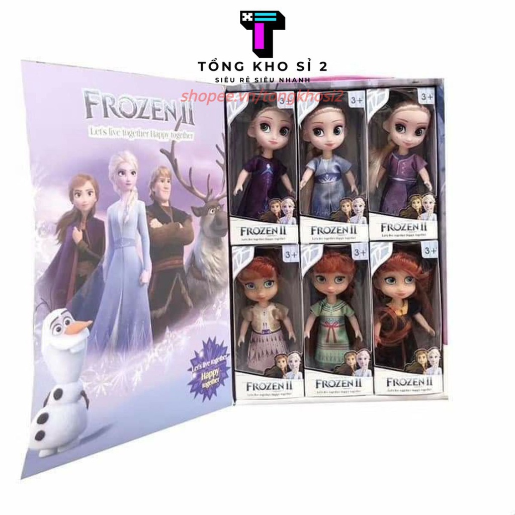 [Set 6 búp bê] Búp bê FROZEN FROM DISNEY dễ thương cho bé T2