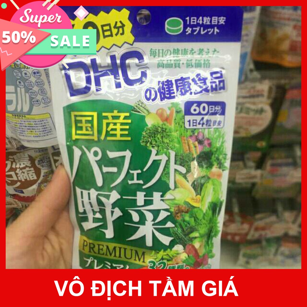 [CHÍNH HÀNG] Date 2023 Viên Rau Củ Nhật Bản, Gói 240 Viên, 60 Ngày, Nội Địa Nhật [NHẬT BẢN][FREESHIP]