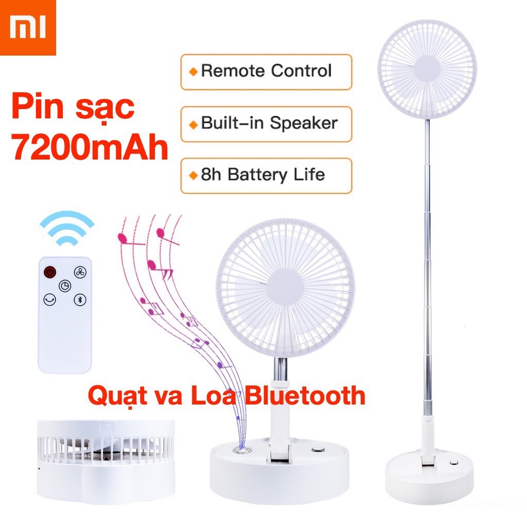 Quạt va Loa Bluetooth - Quạt tích hợp loa không dây Xiaomi ZOLELE P10S pin sạc 7200mAh tiện lợi Xiaomi Youpin phân phối