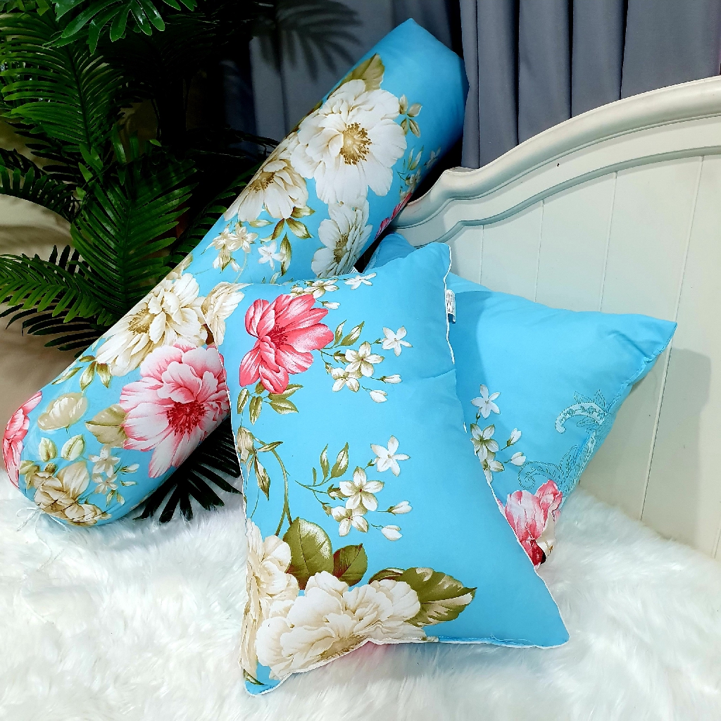 Combo 2 áo gối nằm một áo gối ôm Cotton, kích thước 45 x 60cm , 35 x 100cm