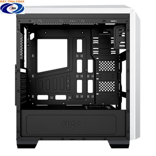 Vỏ case Aigo Starship II White (Tặng 03 FAN Led AIGO P9 RED)