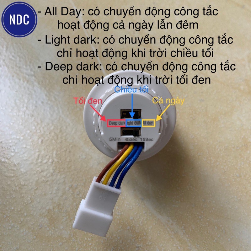 Công Tắc Cảm Biến Chuyển Động Hồng Ngoại (Loại 1) Tuỳ Chỉnh/Cố Định