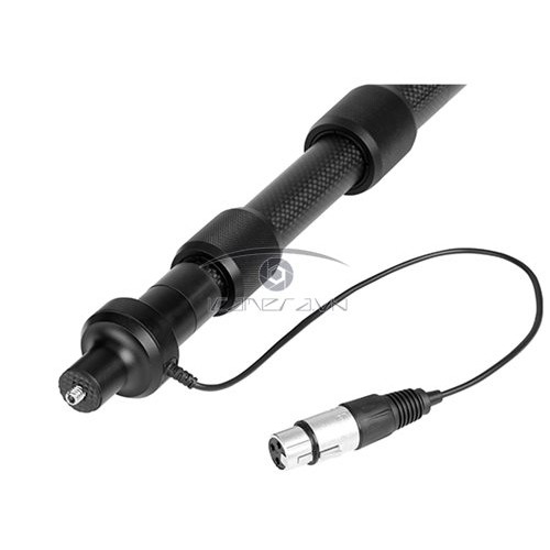 Boom mic thu âm Boya BY-PB25 tích hợp sẵn dây XLR