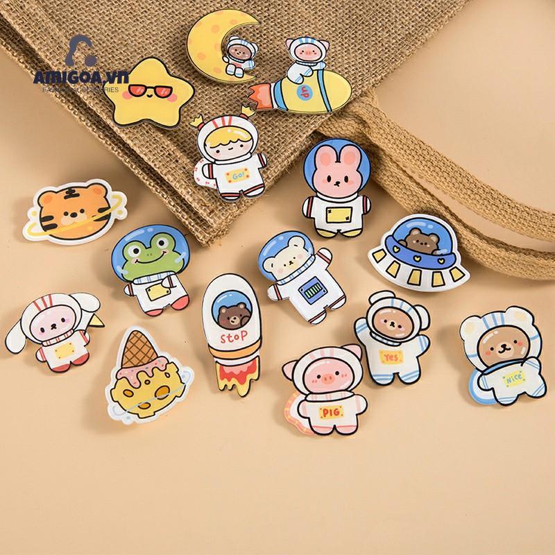 ✨✨Trâm Cài Áo Hình Động Vật Hoạt Hình Dễ Thương