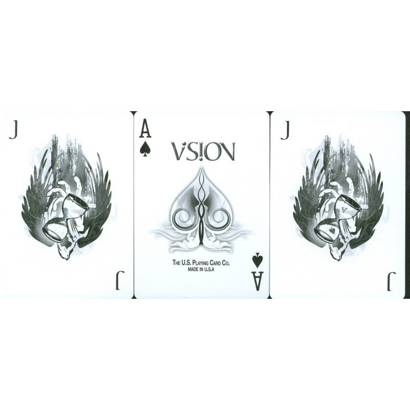 Bài tây Poker Bicycle Vision White Playing Cards