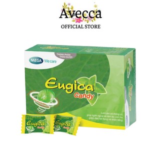 Kẹo Ngậm Thảo Dược Giảm Ho Eugica Candy Hộp 100 Viên