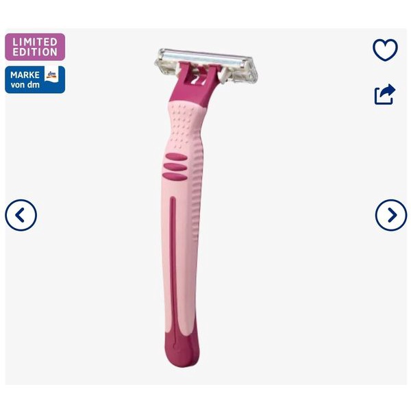 Dao cạo lông 3 lưỡi Balea 8st