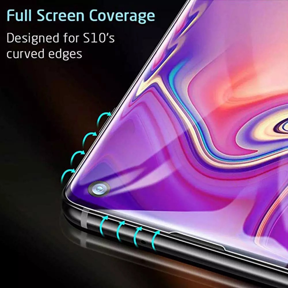 Kính cường lực bảo vệ màn hình cong 9D cho Samsung Galaxy S10 S10 Plus / Note 10 10 Pro