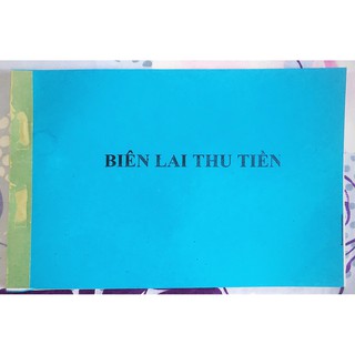 Biên lai thu tiền 2l khổ 13x19