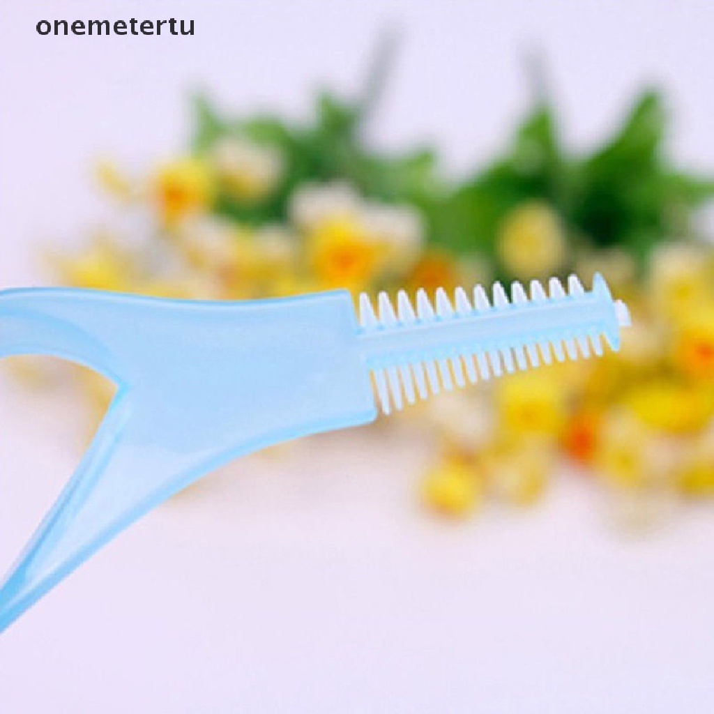 Khuôn kẻ mắt mascara tích hợp lược chải mi thiết kế 3 trong 1 trang điểm làm đẹp thời trang cho nữ