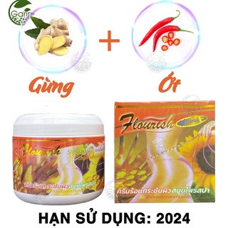 Kem tan mỡ bụng gừng ớt Flourish Thái Lan 700ml vòng eo thon gọn săn chắc Học Viện Quân Y Việt Nam