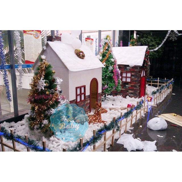 100gr Bông gòn làm mây làm tuyết trang trí Noel - Giáng Sinh