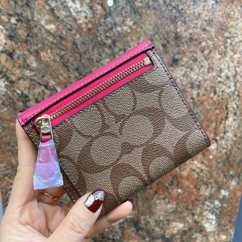 💥Ví Coach nắp tròn💥Rẻ vô địch