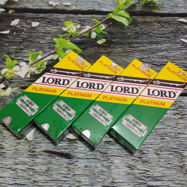 [ ĐỔ BUÔN] Dao Cạo Râu Lord Platinum- Hộp 200 Chiếc Hàng Chuẩn