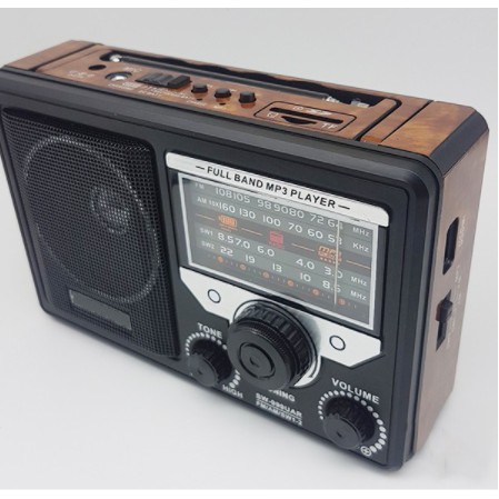 Đài FM Radio SW 999 - Hỗ Trợ Cắm USB, Thẻ Nhớ - Cắm Điện 220V Hoặc Dùng Pin AAA Tiện Dụng - Bảo Hành 6 Tháng 1 Đổi 1