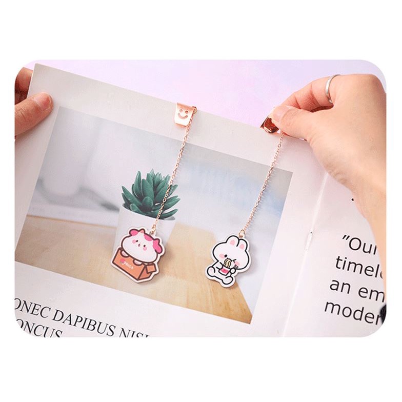 Kẹp Nhớ Trang Sổ Tài Liệu Mặt Dây Chuyền Kim Loại H141