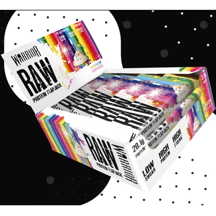 Warrior Raw Protein Flap Jack - Bánh Protein Bổ Sung Protein, Phát Triển Cơ Bắp