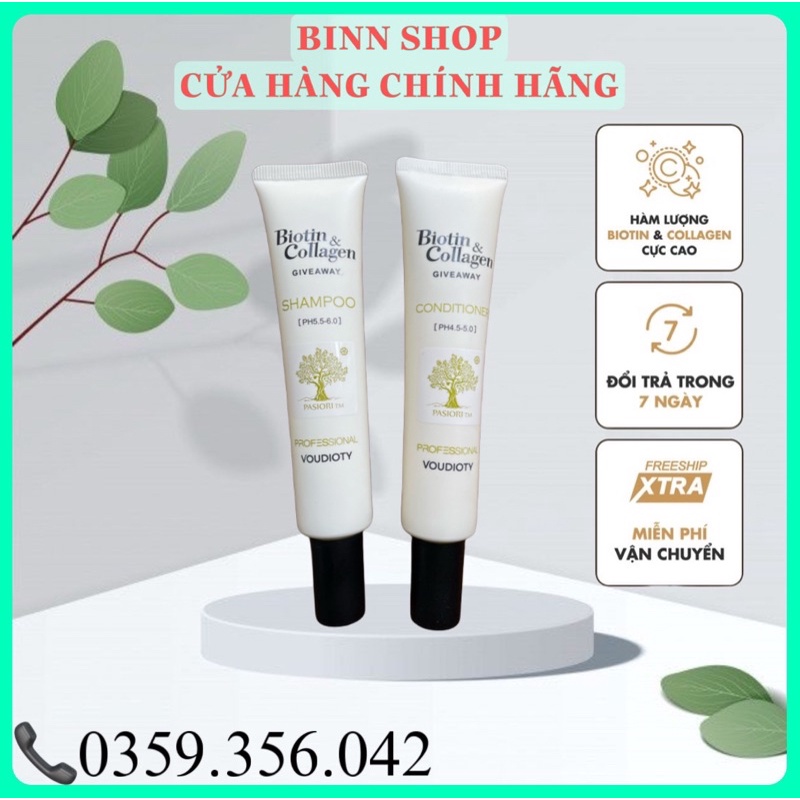 Dầu Gội Xả Biotin 30ml