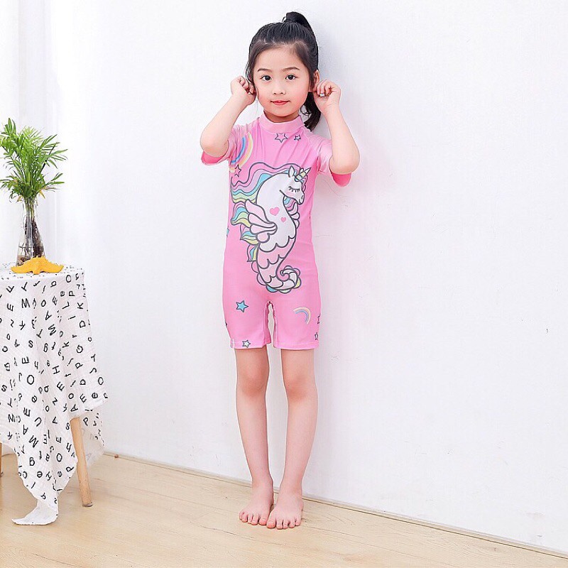 (hàng QC) Bộ bơi liền cho bé gái Elsa sz 10-28kg đồ bơi trẻ em nữ ( hàng sẵn, ship HOẢ TỐC) SUBIN kids