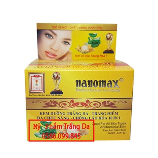 Kem Dưỡng Trắng Da - Trang Điểm Đa Chức Năng - Chống Lão Hóa 10 In 1 của Nanomax | Mỹ Phẩm Trắng Da
