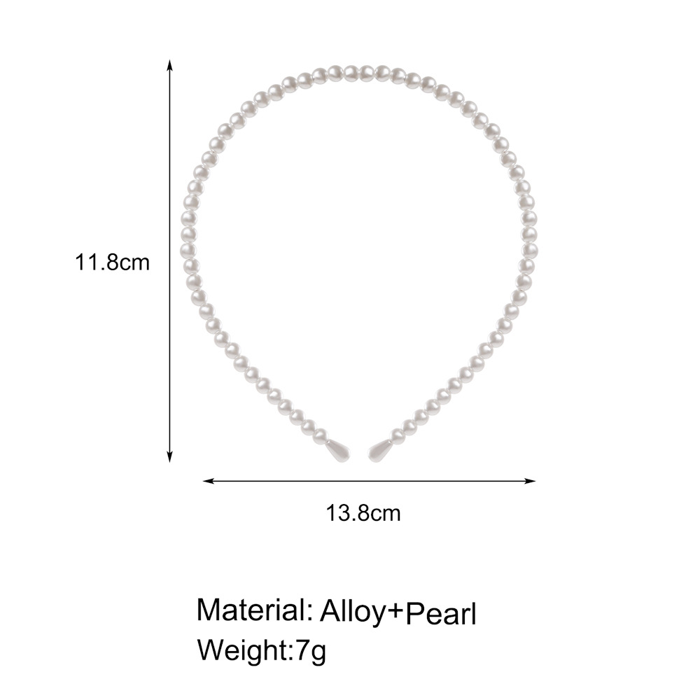 Băng đô đính ngọc trai giả thời trang cho nữ