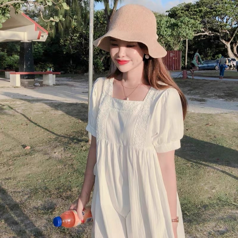 Đầm babydoll trắng